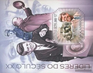 sellos Mosambik 2011 Mi bloque 492 nuevo con goma original 2011 políticos del 20 - Imagen 1 de 1