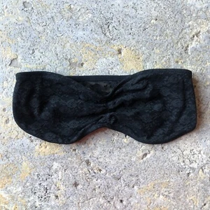 Victoria Secret PINK Strapless Black Lace Bra - Picture 1 of 3