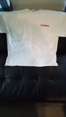Yamaha "Caballeros Arranca tu Motor", XL, Camiseta, Navegación/Pesca Nuevo Antiguo Stock Foto 1 de 2