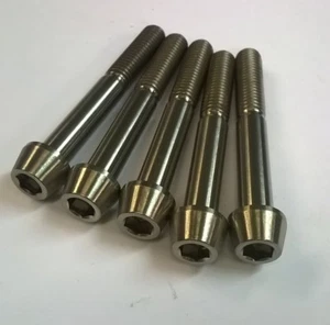 5x Titan M8 x 60 mm Kegel Innensechskantschrauben leicht - Bild 1 von 1