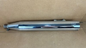 Vance & Hines 95-16 Harley Davidson Touring Single Chrome Oval Slip-On D701RC - Picture 1 of 15