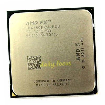AMD FX 4130 3.8 GHz Quad-CORE FD4130FRW4MGU Socket AM3+ CPU Processor 4MB - Image 1 of 4