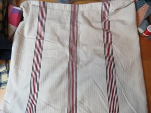 Almohada Pottery Barn Size King Estilo Oxford Rayas De Colección Algodón Reversible - Imagen 1 de 5