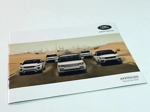 2010-2016 Land Rover LR2 LR4 Evoque Range Rover Pre-Owned Brochure - Picture 1 of 1