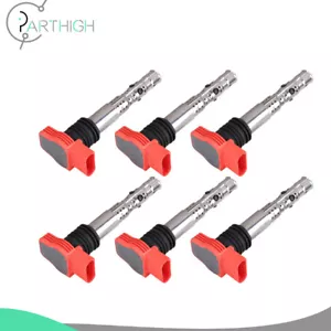 6Pcs Ignition Coil For Audi A4 A6 Quattro 3.0L V6 2002-2006 - Picture 1 of 8