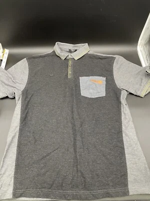 Vintage McDonalds Shirt Mens Large Gray Short Sleeve 4 Button Polo - Image 1 of 4