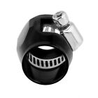 (An8 Black)Automotive Oil Cleanup Absorbers Car Oil Fuel Hose End Clamp Finisher