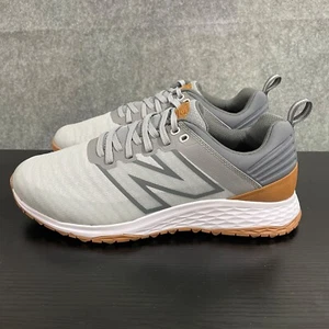 Zapatos de golf New Balance para hombre 10,5 AMPLIOS espuma fresca Contend v2 malla gris sin clavos - Imagen 1 de 11