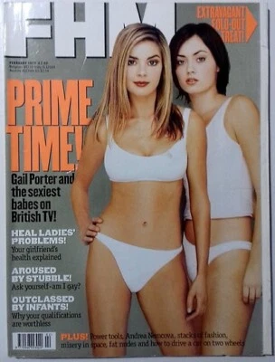 FHM Mag Feb 1999 #109 - Gail Porter, Claire Sweeney, Jennifer Beals, John Waters - Image 1 of 2
