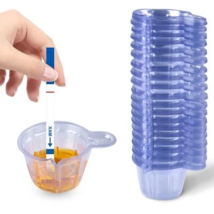 200x Vasos desechables de plástico para muestras de orina de 40 ml - Bild 1 von 5