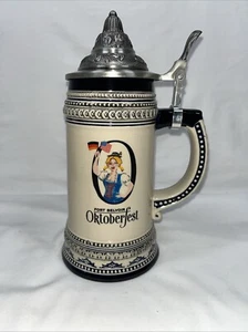Fort Belvoir US Army Base Oktoberfest Lidded Stein - Picture 1 of 12