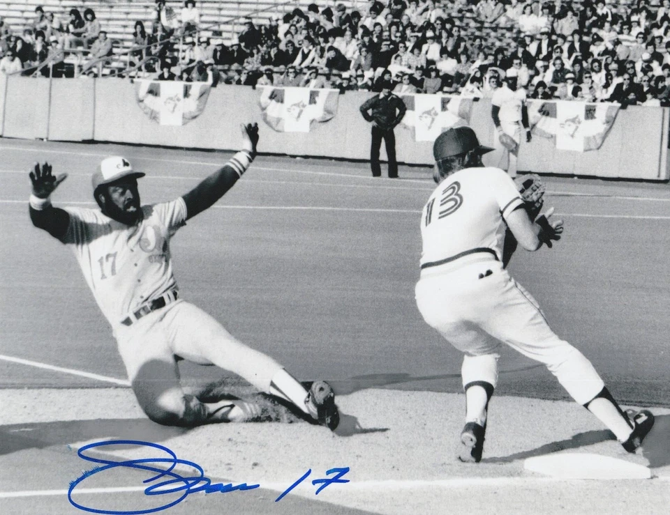 ELLIS VALENTINE  MONTREAL EXPOS  ACTION SIGNED 8x10 - Image 1 of 1