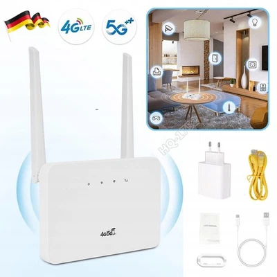 4G/5G LTE Router SIM Karte CPE106-E WLAN Router, 300 Mbit/s WLAN SIM-Kartensteck - Bild 1 von 4