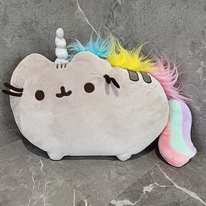 Gund Pusheen the Cat Rainbow Unicorn 12" Plush Stuffed Toy Kitty - Picture 1 of 11