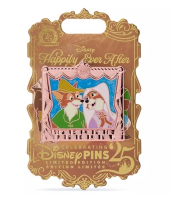 Prendedor Robin Hood Maid Marian Happily Ever After Slider Disney LE  Foto 1 de 4