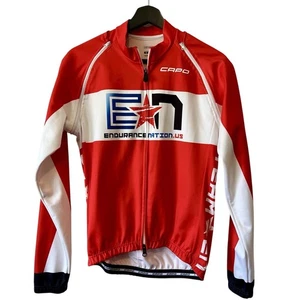 CAPO Men's Cycling Jersey Sz S Convertible Long Sleeve/Sleeveless Italy Bike Zip - Picture 1 of 14