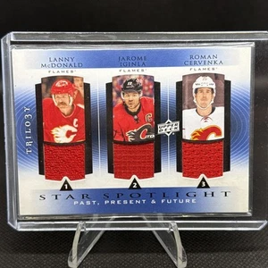 2013-14 Trilogy MCDONALD / IGINLA / CERVENKA Three Star Jerseys #PPF-CGY - Picture 1 of 2