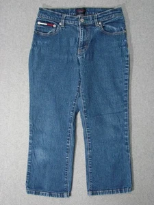 UA15442 **TOMMY JEANS** CAPRI, CROPPED JEANS YOUTH sz7 (msr 26"x22") - Picture 1 of 5