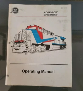 GE AC4400CW Locomotive Operating Manual Original CP Rail 1997 GEJ-6776A - Picture 1 of 4