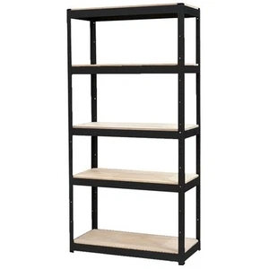 VIC NEW Shed Style Black Slot-N-Lock 5 Shelf Unit 1800 x 900 x 400mm - Picture 1 of 1