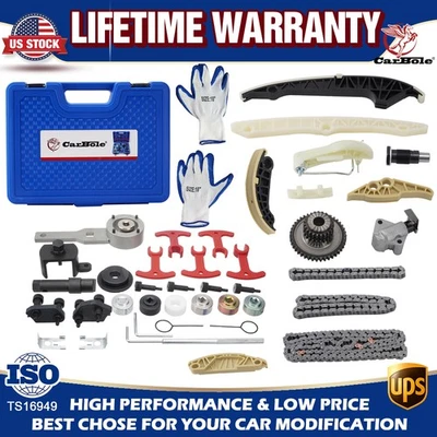 Timing Chain Kit + Timing Tool Set for Audi Volkswagen EOS 2.0T TFSI EA888 Gen 2 Foto 1 de 4