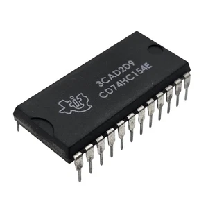 Texas Instruments 74HC154E Decoder/Demultiplexer di linea da 4 a 16 IC 24 pin DIP - Foto 1 di 6