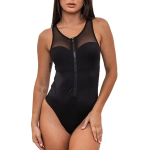 Nuovo costume da bagno bikini sportivo intero Wicked Weasel 7884 Coast Rider nero - Foto 1 di 8