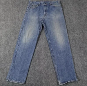 Vintage Levi's 540 Jeans Mens 36x32 Blue Relaxed Leather Tag USA Grunge Denim - Picture 1 of 15