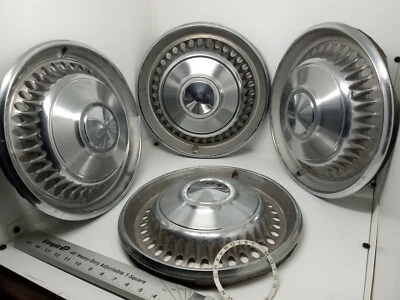 1968-1971 Chevy Nova Impala G10 Van Truck 14" calotas (4) tampas de roda vintage - Imagem 1 de 4