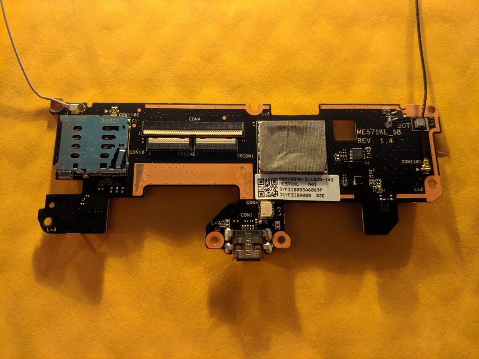 Placa Bandeja SIM OEM ASUS Nexus 7 Puerto USB de Repuesto ME571KL_SB (Versión 4G) Foto 1 de 2