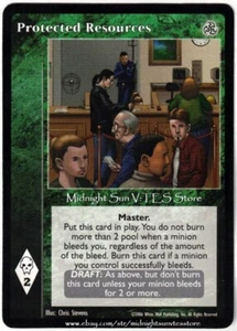 Protected Resources Third Edition V:TES VTES Vampire CCG - Bild 1 von 1