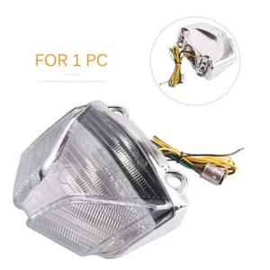 Clear Integrated LED Turn Signals Tail Light Fit 2001-2009 MV AGUSTA STRADA F4 - Picture 1 of 6