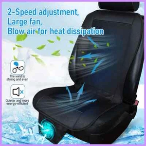 DC 12V 3D Spacer Car Summer Cool Air Seat Cushion With 8Fan Fast Blowing... - Picture 1 of 8