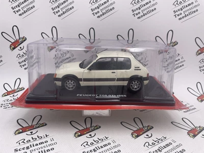 DIE CAST " PEUGEOT 205 GTI 1986 " AUTOMOBILE DE NEUITAT  SCALA 1/24 - Immagine 1 di 2