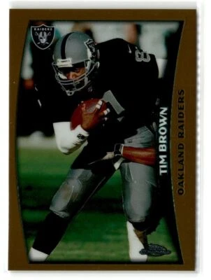 Tim Brown Oakland Raiders 1998 Topps Chrome #132 - Image 1 of 2