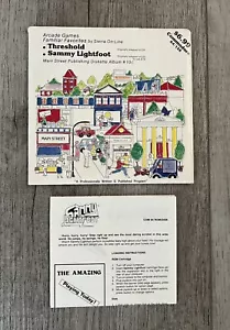 Commodore 64/128 C64 Sammy Lightfoot and Threshold Diskette w/ Manual UNTESTED - Picture 1 of 7
