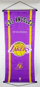 Banderín Bandera Los Angeles Lakers Conferencia Oeste 2011 Vintage 18 x 42 - Imagen 1 de 2