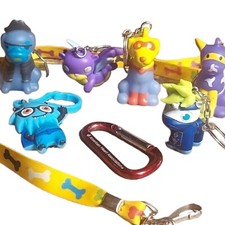 American Heart Association Challenge Kids Keychains Backpack Clips Lanyard Lot 8