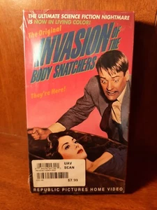 Invasion of the Body Snatchers 1955 (VHS, 1995, Colorized Version) Resealed - Picture 1 of 3