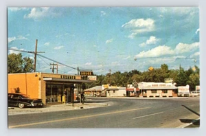 anni 60 PRUDENVILLE, MICHIGAN. LAGO HOUGHTON. NEGOZIO DI DROGA. CARTOLINA. HH22 - Foto 1 di 2