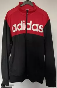 Chaqueta de chándal Adidas roja y negra, talla UK 48/50 - Imagen 1 de 22