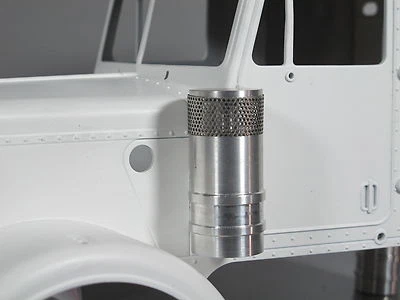 Aluminum L&R Air Cleaner Intake Tamiya R/C 1/14 King Grand Hauler Semi Tractor - Image 1 of 4