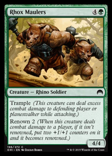 Magic Origins - Rhox Maulers - Foil - Image 1 of 1