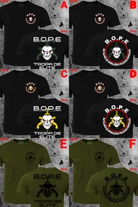 BOPE Tropa De Elite Brazil Police Special Elite Forces T-Shirt HQ - Picture 1 of 7