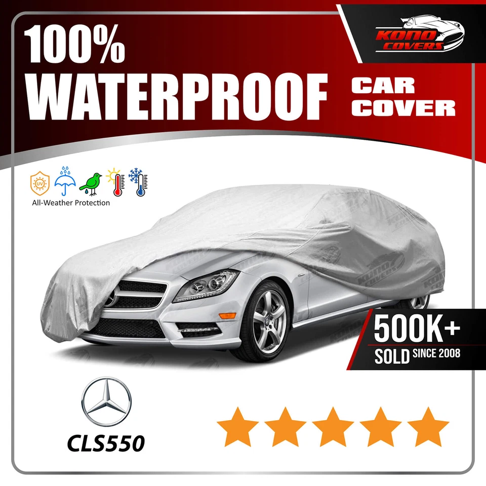 Cubierta de coche impermeable de 6 capas Mercedes-Benz Cls550 2007 2008 2009 2010 2011 2012 Foto 1 de 4