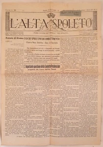 L’ALTA SPOLETO 16 APRILE 1932 SPOLETO CAMPACCIO MATERNITA INFANZIA SPINELLI - Bild 1 von 1