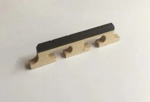 Genuine Maple Rosewood 4 String Bridge Pre-Slotted for Mandolin Banjo Banjolin - Picture 1 of 4
