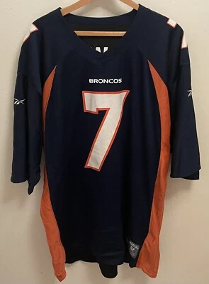 Camiseta deportiva reversible Denver Broncos John Elway vintage azul Reebok para hombre talla 52 Foto 1 de 4