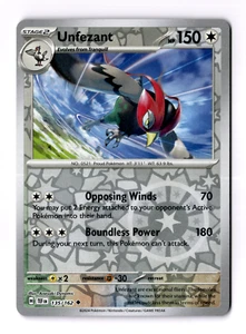 Unfezant 135/162 Sv05: Temporal Forces Reverse Holo - Picture 1 of 3