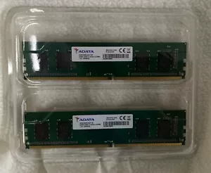 TWO AD4U2400J4G17-B ADATA Premier 4GB PC4-19200 DDR4-2400MHz Non-ECC CL17 - Picture 1 of 3